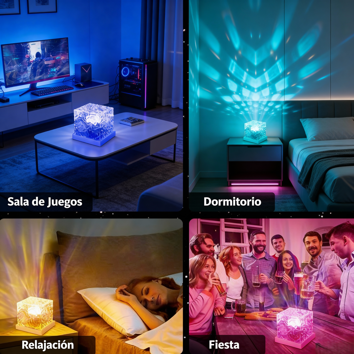 Proyector de Ondas de Cristal